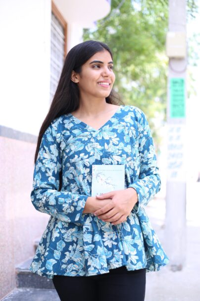 Angrakha Pattern Short Kurti