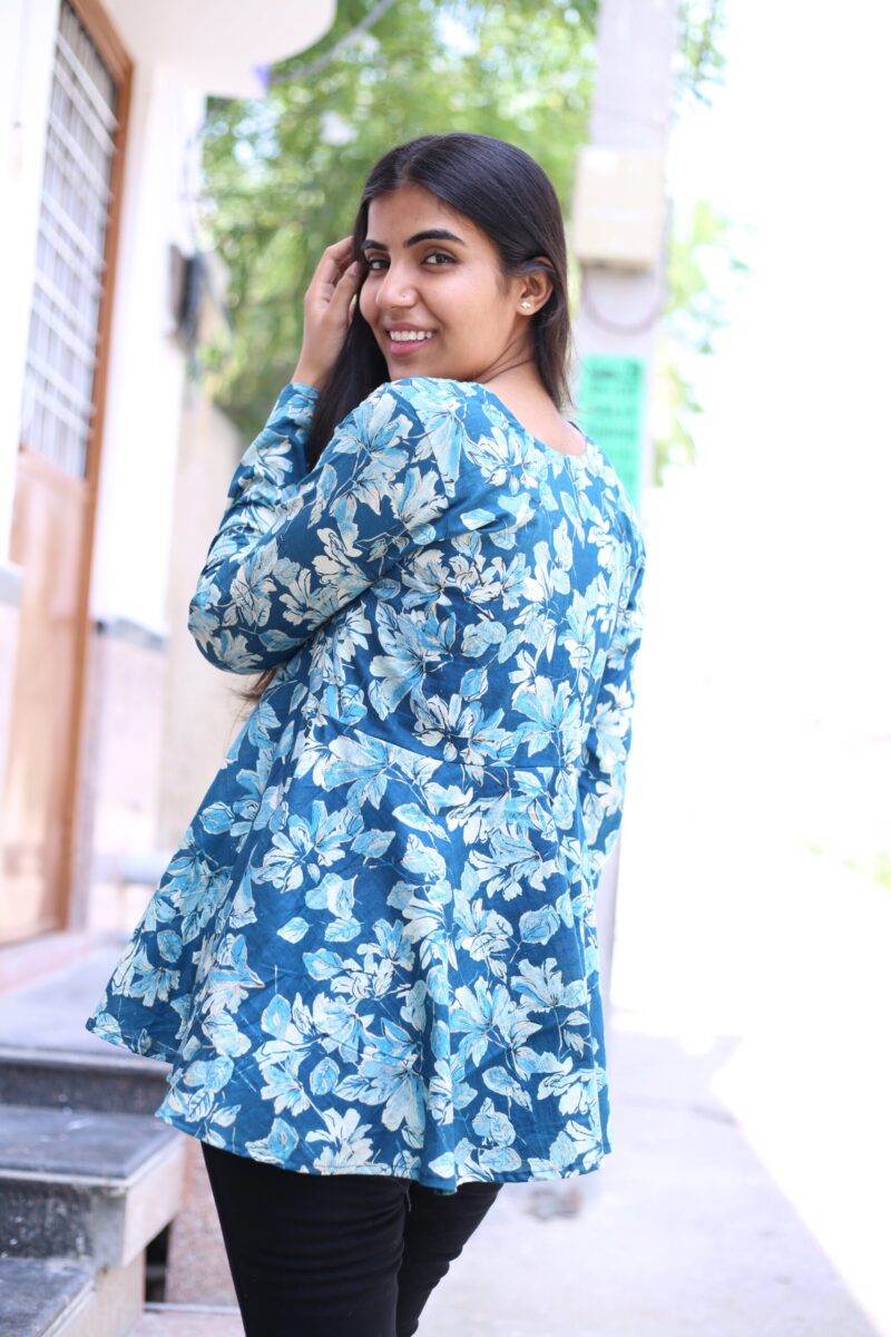 Angrakha Pattern Short Kurti - Image 2